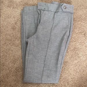 High Waisted Soft & Sleek Button Tab Skinny Pant